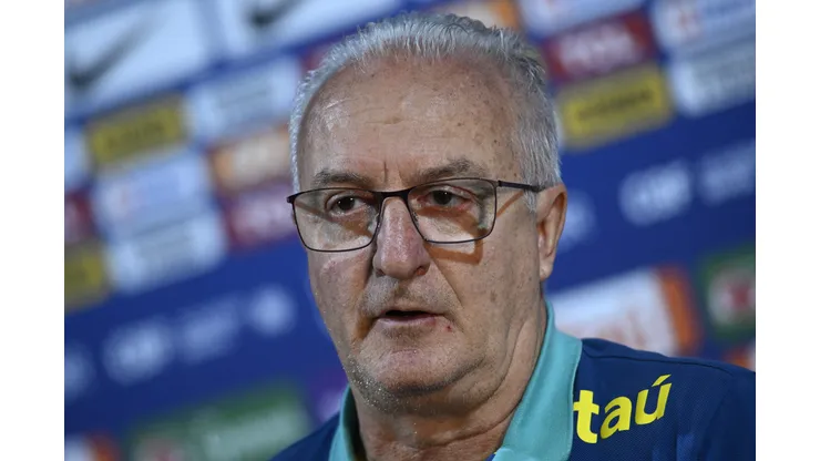 Dorival Júnior técnico do Brasil durante em coletiva de imprensa antes do treino da equipe realizado no Mane Garrincha. Foto: Mateus Bonomi/AGIF