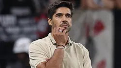 Abel Ferreira durante partida entre Corinthians e Palmeiras, pela final do Campeonato Paulista. Foto: Cesar Greco/SEP