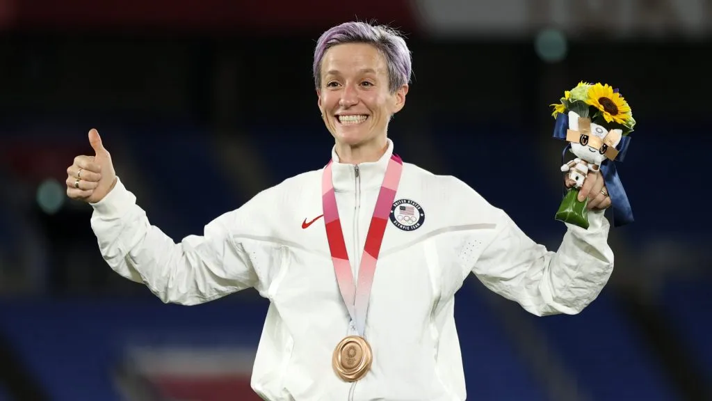 Rapinoe pela Seleção Americana em 2021