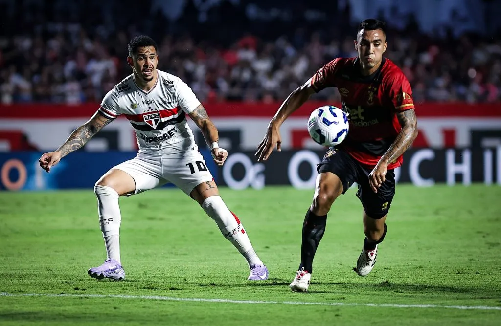 Luciano na partida contra o Sport. Foto: Fabio Giannelli/AGIF 