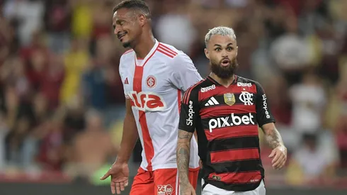 Michael, jogador do Flamengo, durante partida contra o Internacional no estadio Maracana pelo campeonato Brasileiro A 2025. Foto: Thiago Ribeiro/AGIF