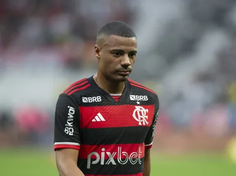 De La Cruz é criticado pelo torcedor em Flamengo x Internacional