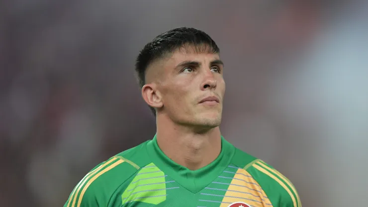Rochet goleiro do Internacional durante partida contra o Flamengo no estádio Maracanã pelo campeonato Brasileiro A 2025. Foto: Thiago Ribeiro/AGIF