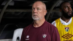 Mano Menezes durante partida entre Fortaleza e Fluminense, na Arena Castelão, pelo Campeonato Brasileiro. Foto: Marcelo Gonçalves/FFC