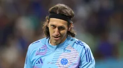 Cássio durante a partida deste sábado (29)