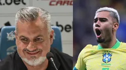 Andreas Pereira pode voltar ao Brasil em breve. . Fotos: Thiago Ribeiro/AGIF e Ettore Chiereguini/AGIF.