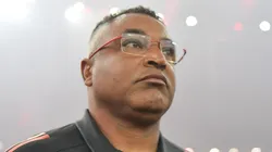 Roger Machado técnico do Internacional durante partida contra o Flamengo no estádio Maracanã pelo campeonato Brasileiro A 2025.
