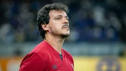 Fernando Diniz, técnico do Fluminense, durante partida contra o Cruzeiro, pelo Campeonato Brasileiro de 2024. Foto: Fernando Moreno/AGIF.