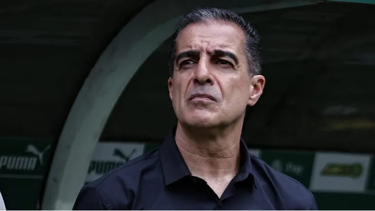 Renato Paiva, treinador do Botafogo. durante partida contra o Palmeiras no estádio Arena Allianz Parque pelo Brasileirão