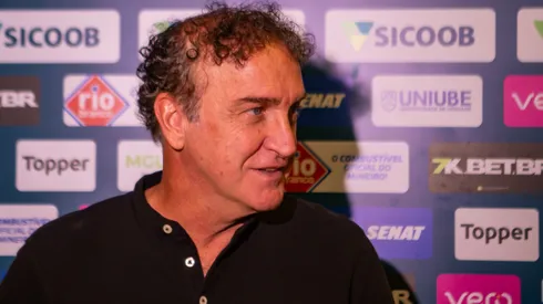 Cuca tecnico do Atlético-MG durante partida contra o America-MG. Foto: Fernando Moreno/AGIF