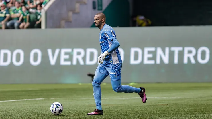 Weverton lamentou empate do Palmeiras. Foto: Fabio Giannelli/AGIF