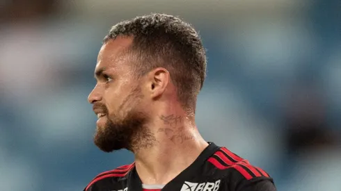 MT - CUIABA - 20/11/2024 - BRASILEIRO A 2024, CUIABA X FLAMENGO - Michael jogador do Flamengo durante partida contra o Cuiaba no estadio Arena Pantanal pelo campeonato Brasileiro A 2024.