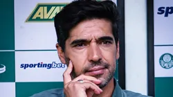 Abel Ferreira durante partida entre Palmeiras e Botafogo, no Allianz Parque, pelo Campeonato Brasileiro.