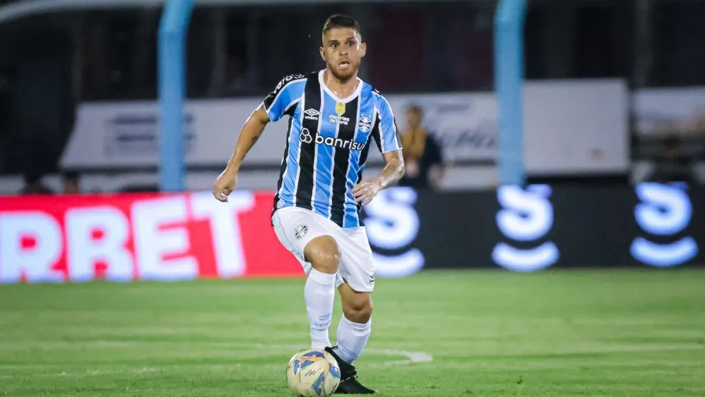Cuellar no Grêmio. Foto: Maxi Franzoi/AGIF