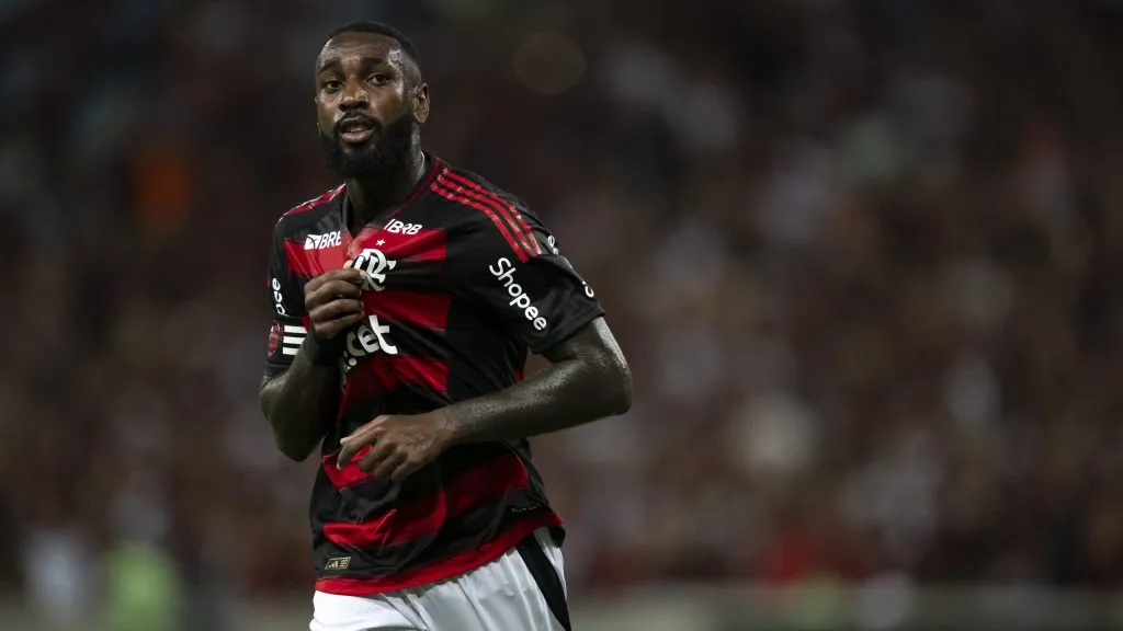 Gerson comemorando. Foto: Jorge Rodrigues/AGIF