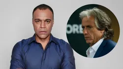 Denílson e Jorge Jesus. Foto: Reprodução e Getty Images