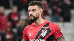 Mastriani jogador do Athletico-PR durante partida contra o Danubio no estádio Arena da Baixada pelo campeonato Copa Sul-Americana 2024.