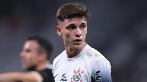 Breno Bidon jogador do Corinthians durante partida contra o Fortaleza no estádio Arena Corinthians pelo campeonato Copa Sul-Americana 2024.