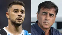 João Pedro e Quinteros teriam batido boca antes de estreia no Brasileirão - Fotos: Liamara Polli/AGIF