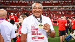 Roger Machado técnico do Internacional comemora título após partida contra o Grêmio no estádio Beira-Rio pelo campeonato Gaúcho 2025.