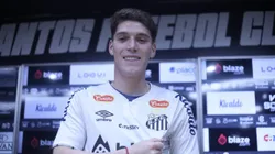 Argentino chegou recentemente ao Santos