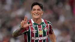 Germán Cano em partida pelo Fluminense. Foto: Thiago Ribeiro/AGIF