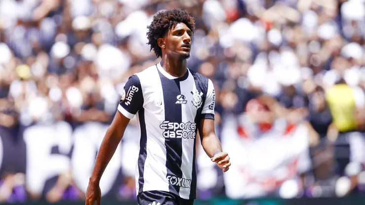 Camisa 43 em partida pelo Timão, em 2024