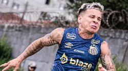 Soteldo está recuperado e retorna ao time contra o Bahia - Foto: Raul Baretta/ Santos FC
