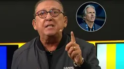 Galvão Bueno manda recado para Jorge Jesus em comentário no Instagram. FotoxFoto: Galvão (Reprodução); Jorge Jesus (Getty Images)