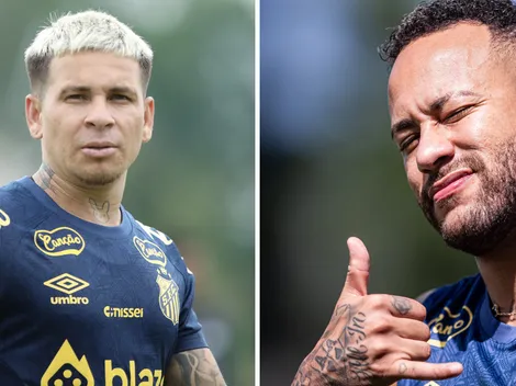 Neymar faz Soteldo mudar de postura nos bastidores do Santos