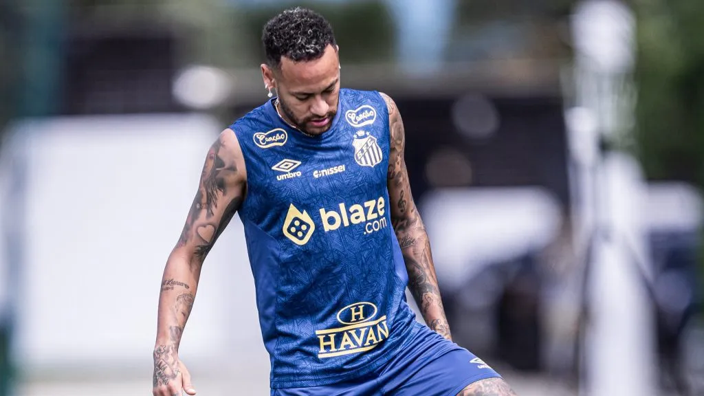 Neymar, jogador do Santos