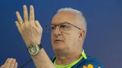 SP - SAO PAULO - 09/10/2024 - BRASIL, COLETIVA - Dorival Junior tecnico da Selecao Brasileira de Futebol durante em coletiva de imprensa antes do treino da equipe realizado no CT Academia de Futebol.