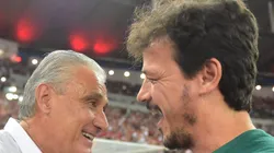 Tite durante jogo do Flamengo contra o Flu.