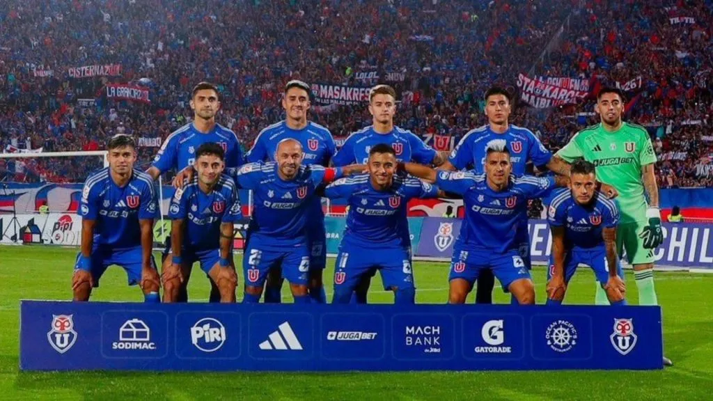 Elenco da Universidad de Chile na temporada 2025 – Foto: Reprodução/Universidad de Chile