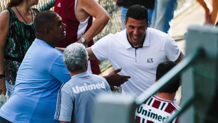 Washington, do Fluminense, durante treino nas Laranjeiras. Foto: Ruano Carneiro/AGIF.