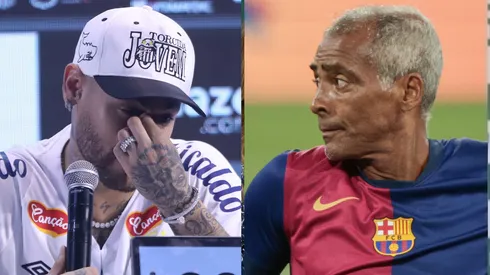 Para Romário, o melhor cenário é Neymar sair do Brasil e jogar nos Estados Unidos - Fotos: Reinaldo Campos e Robson Mafra/AGIF