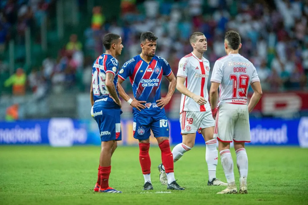 Último jogo entre Bahia x Inter em Salvador. Foto: Jhony Pinho/AGIF