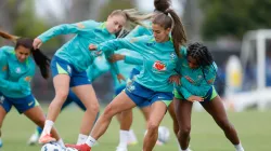 Jogadoras da Seleção Brasileira em treino para amistosos contra os EUA - Foto: Rafael Ribeiro/CBF