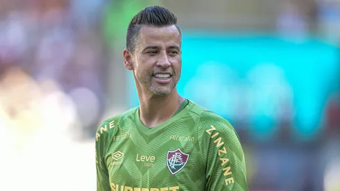 Fábio, goleiro do Fluminense, durante partida contra o Nova Iguaçu, pelo Campeonato Carioca. Foto: Thiago Ribeiro/AGIF.