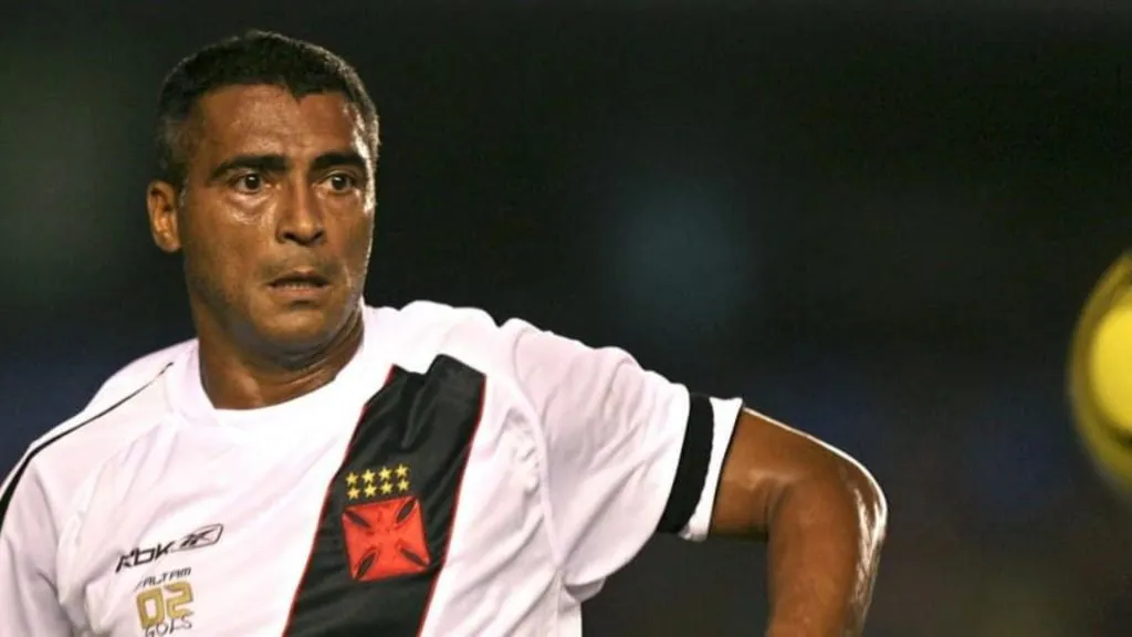 Ídolo do Vasco, Romário é o maior artilheiro do clube em torneios continentais – Foto: Reprodução/Vasco