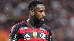 Gerson durante partida entre Flamengo e Botafogo, pela Supercopa Rei, no Mangueirão.