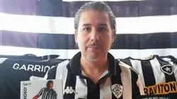 José Lizana, torcedor apaixonado do Botafogo. Foto: Divulgação/BFR