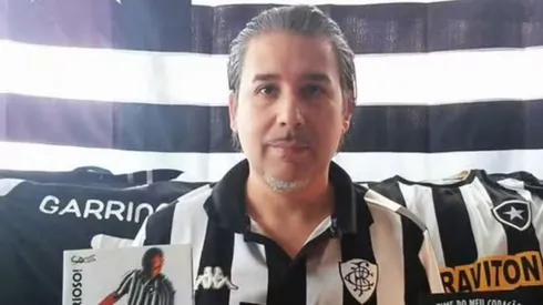 José Lizana, torcedor apaixonado do Botafogo. Foto: Divulgação/BFR