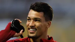 Marcos Leonardo pelo Benfica. Foto: Maciej Rogowski / Alamy Stock Photo