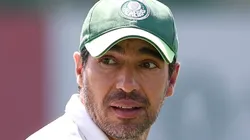 Abel Ferreira em treino do Verdão. Técnico tem tudo para bancar inovação