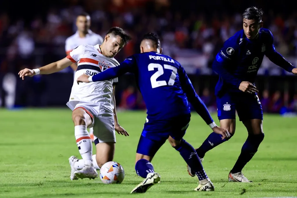 No ano passado, no Morumbis, o São Paulo venceu o Talleres por 2 a 0. Foto: Marcello Zambrana/AGIF