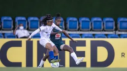 Jogadora Luany em treinamento. Foto: Thais Magalhães/CBF