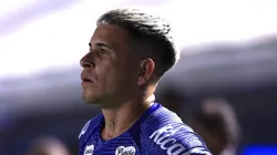 SP - SANTOS - 22/01/2025 - PAULISTA 2025, SANTOS X PALMEIRAS - Soteldo jogador do Santos durante aquecimento antes da partida contra o Palmeiras no estadio Vila Belmiro pelo campeonato Paulista 2025.