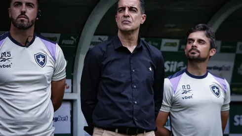 Renato Paiva técnico do Botafogo durante partida contra o Palmeiras no estádio Arena Allianz Parque pelo campeonato Brasileiro A 2025. Foto: Fabio Giannelli/AGIF