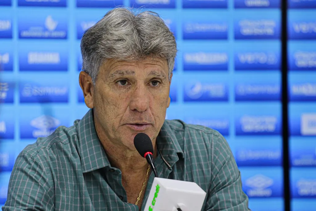 PR – PONTA GROSSA – 30/04/2024 – COPA DO BRASIL 2024, OPERARIO X GREMIO – Renato Gaucho tecnico do Gremio durante coletiva de imprensa apo partida contra o Operario no estadio Germano Kruger pelo campeonato Copa Do Brasil 2024. Foto: Giovani Baccin/AGIF